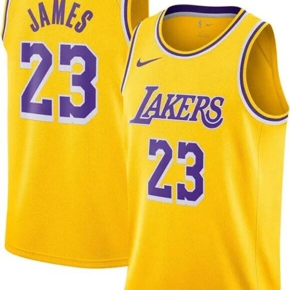 Nike NBA Lakers Jersey LeBron James Edition Swingman AA7099-741 Size Small - Picture 11 of 11
